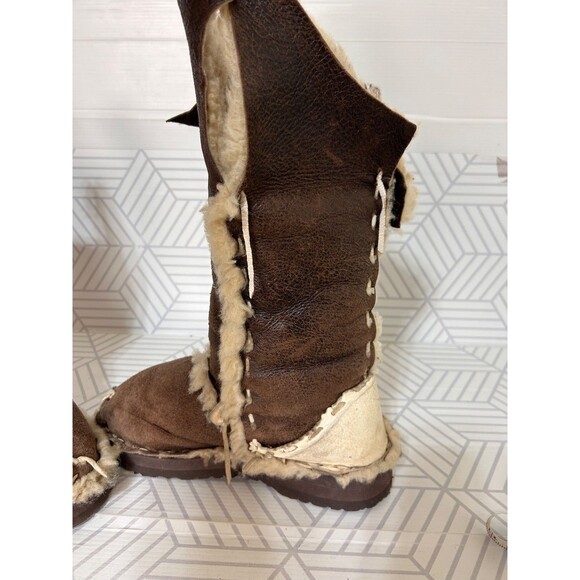 Malibu Cowboy Handmade by Phil USA Boots Size 8 Sherling Birkenstock Outsole - Picture 13 of 16